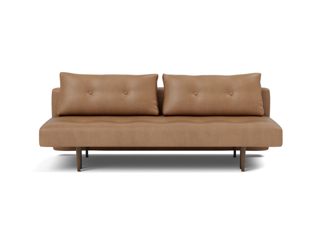 Canapea extensibila Recast Dark Styletto 140x200 cm, tesatura la alegere #material_551-faunal-brown