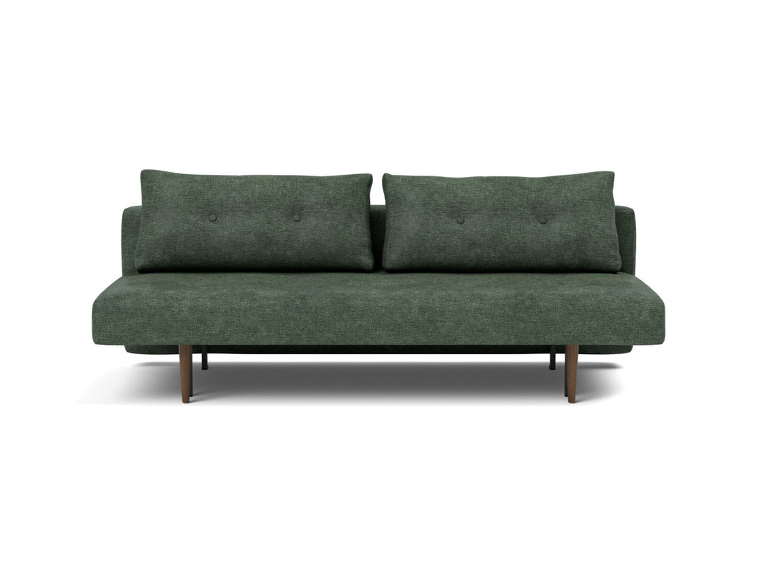 Canapea extensibila Recast Dark Styletto 140x200 cm, tesatura la alegere #material_281-avella-pine-green