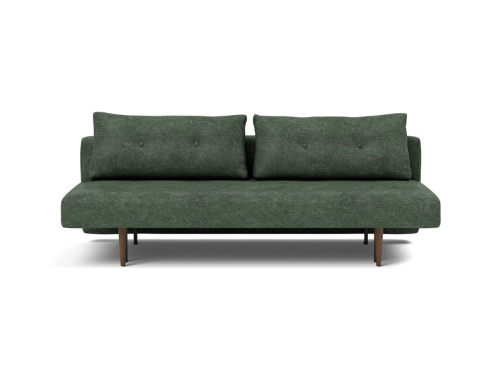 Canapea extensibila Recast Dark Styletto 140x200 cm, tesatura la alegere #material_281-avella-pine-green