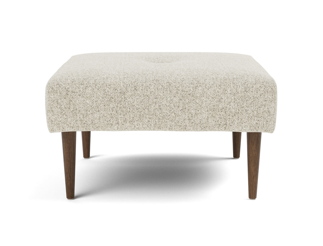 Taburet otoman Recast Dark Styletto, tesatura la alegere #material_357-taura-off-white