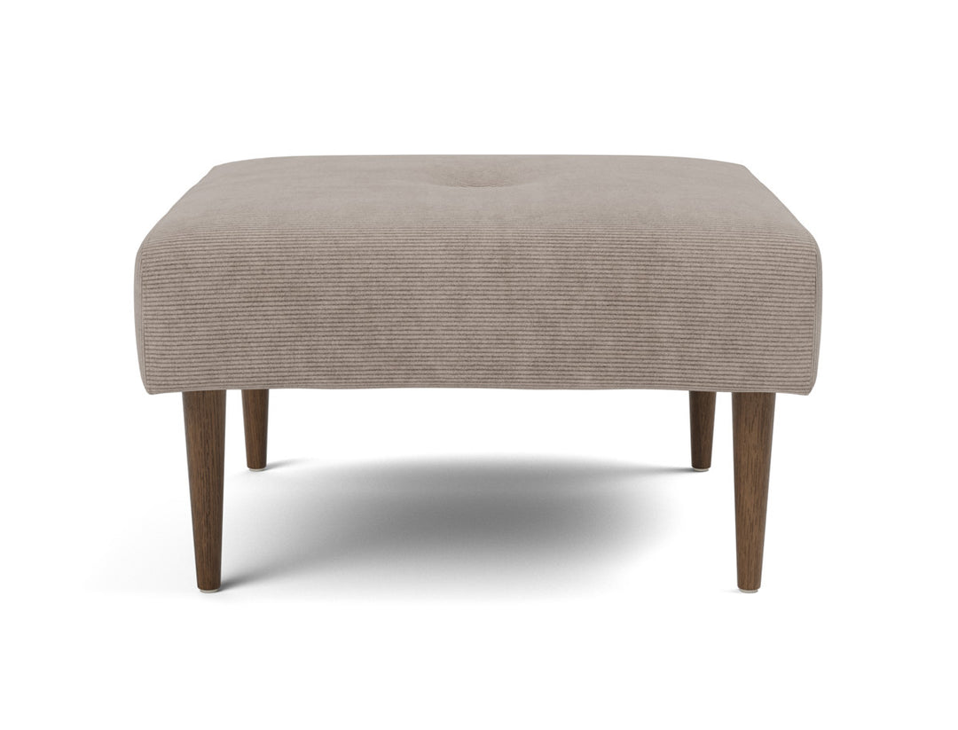 Taburet otoman Recast Dark Styletto, tesatura la alegere #material_318-cordufine-beige