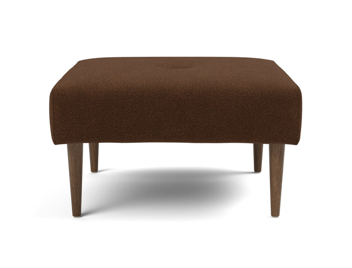 Taburet otoman Recast Dark Styletto, tesatura la alegere #material_359-taura-cappuccino