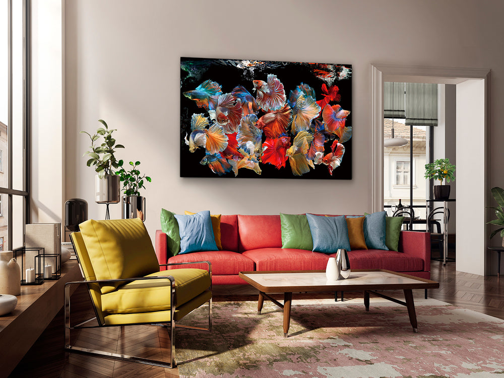 Tablou foto Schuller Peces Siam imprimat pe sticlă temperată — 150x100 cm