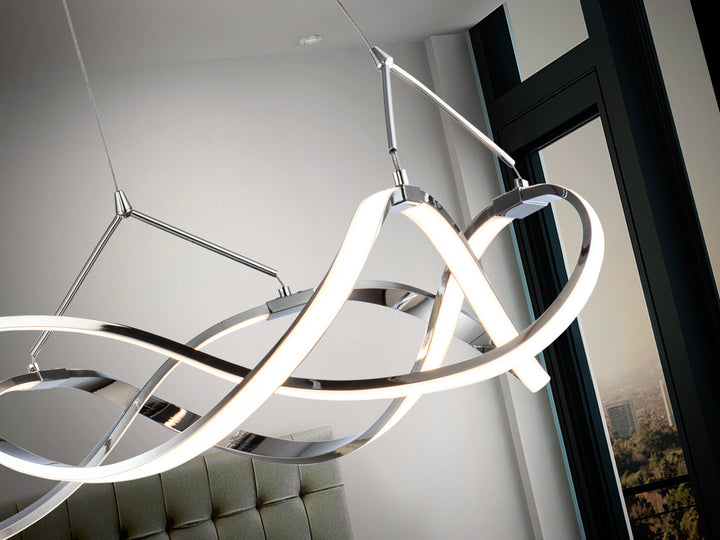 Lustra Schuller Molly Ø53 cromat LED dimabil