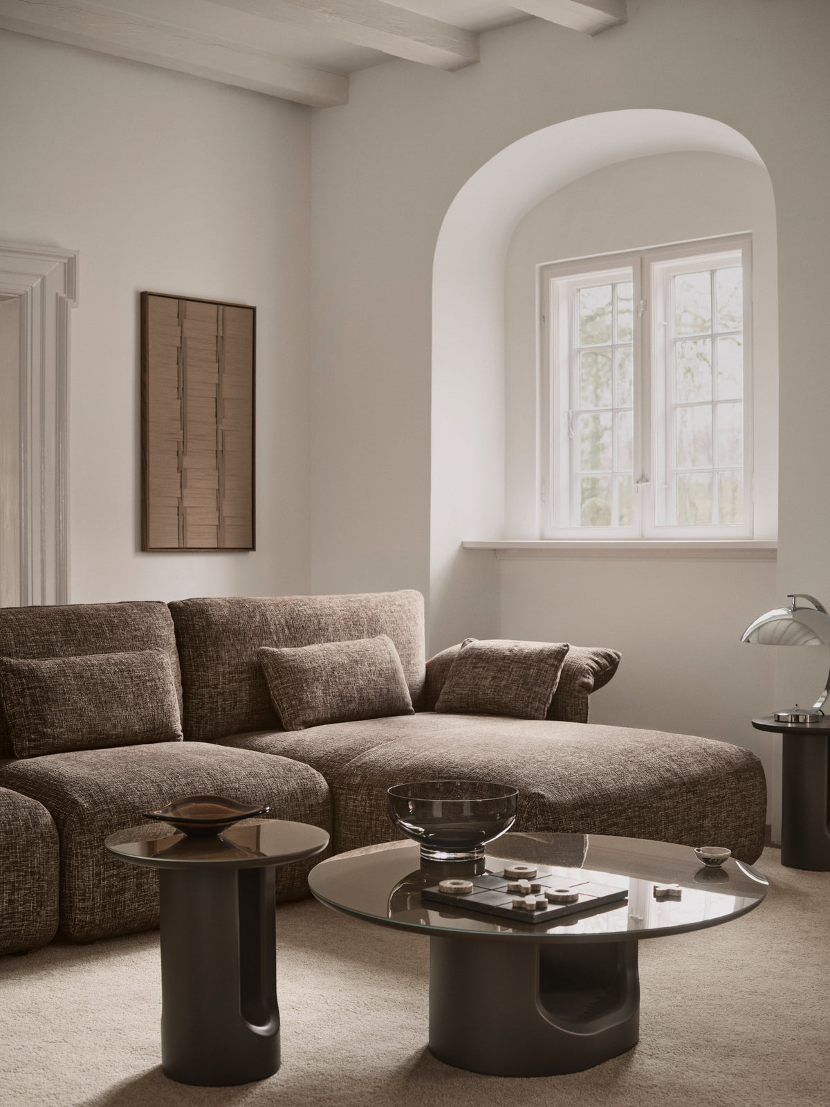 Joc X și 0 BoConcept XO din marmură — detaliu
