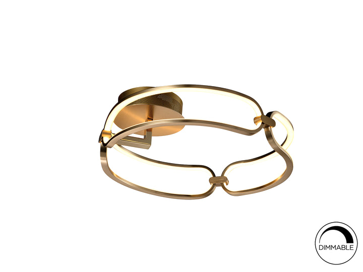 Plafoniera Schuller Colette Ø47 rose gold LED 37W