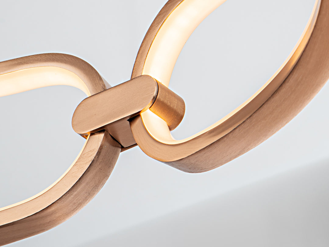 Plafoniera Schuller Colette Ø80 rose gold dimmable telecomandă APP