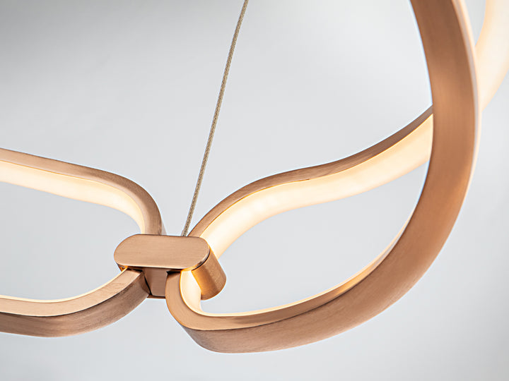 Lustra Schuller Colette LED Ø60 disc rose gold LED 54W