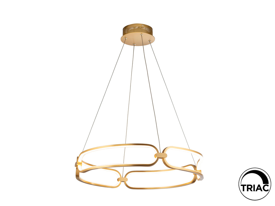 Lustra Schuller Colette LED Ø60 disc rose gold LED 54W