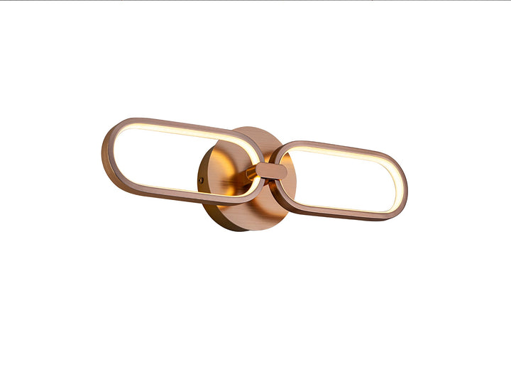 Aplica Schuller Colette 2 lumini rose gold orizontal-vertical