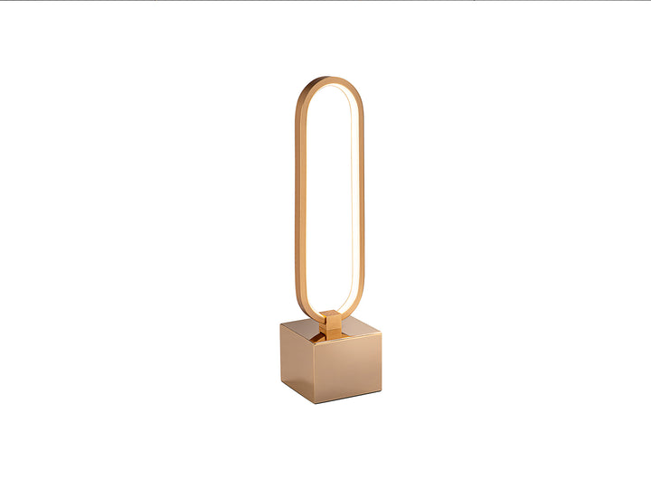 Veioza Schuller Colette LED rose gold pe baza
