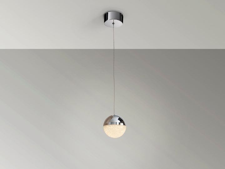 Lustra Schuller Sphere 1 lumina cromat sferă Ø12