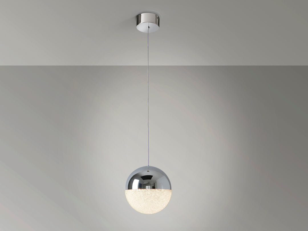 Lustra Schuller Sphere 1 lumina cromat sferă Ø20