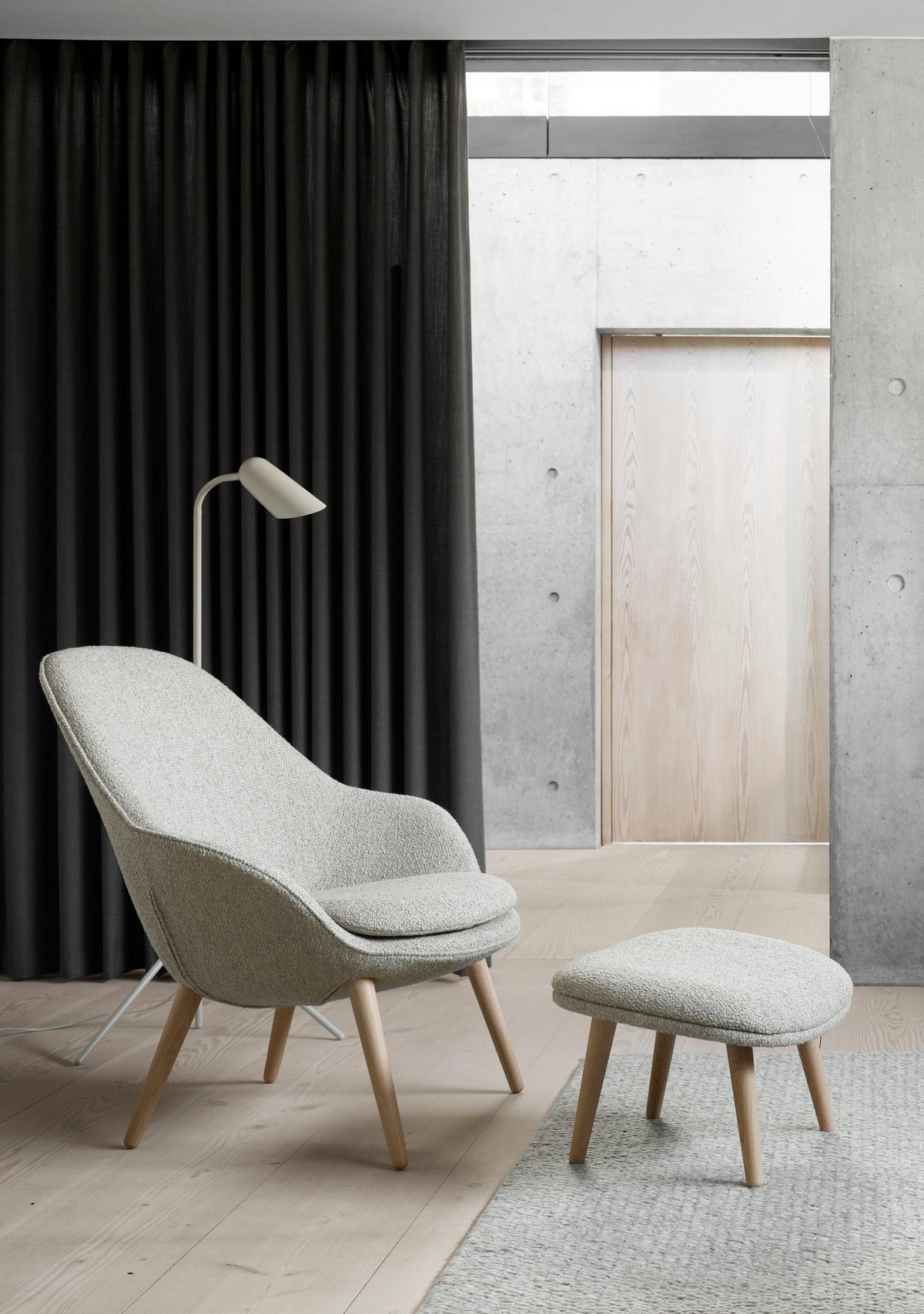 Taburet BoConcept Adelaide, nisip Ravello — detaliu