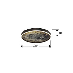 Plafoniera Schuller Stone