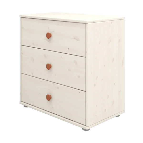 Comoda cu 3 sertare Flexa Classic Rose Knob Flexa