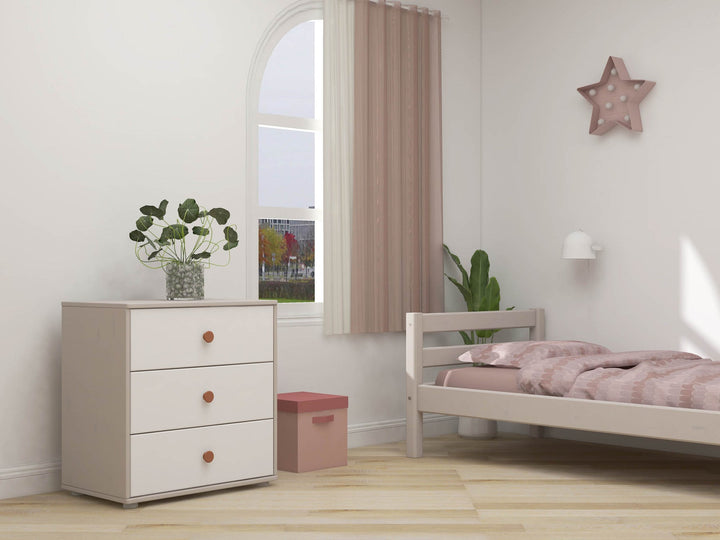 The Decorators: Comoda cu 3 sertare Flexa Classic