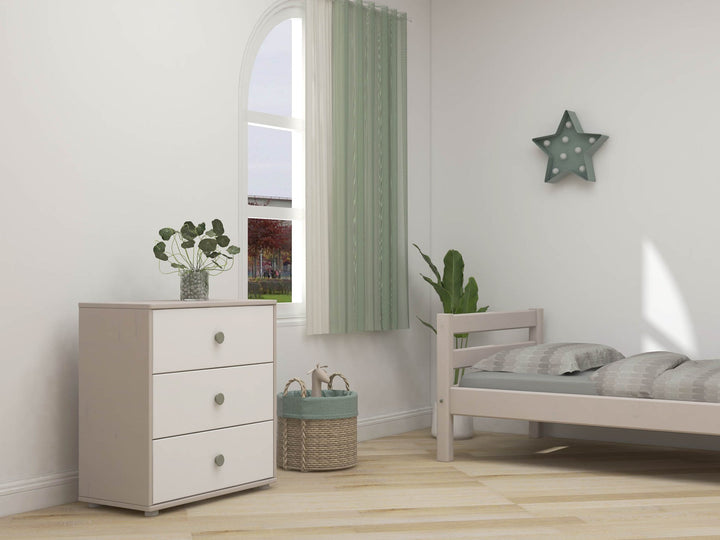 The Decorators: Comoda cu 3 sertare Flexa Classic
