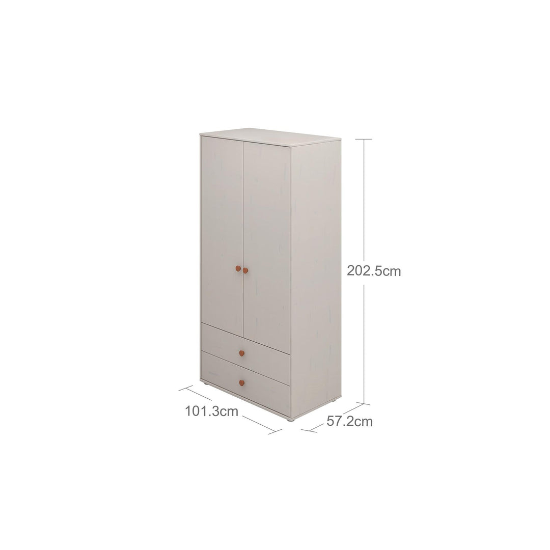 The Decorators: Dulap cu 2 usi si 2 sertare Flexa Classic
