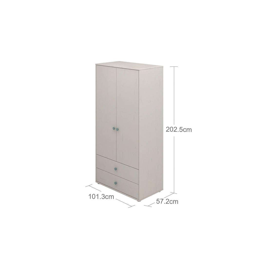 The Decorators: Dulap cu 2 usi si 2 sertare Flexa Classic
