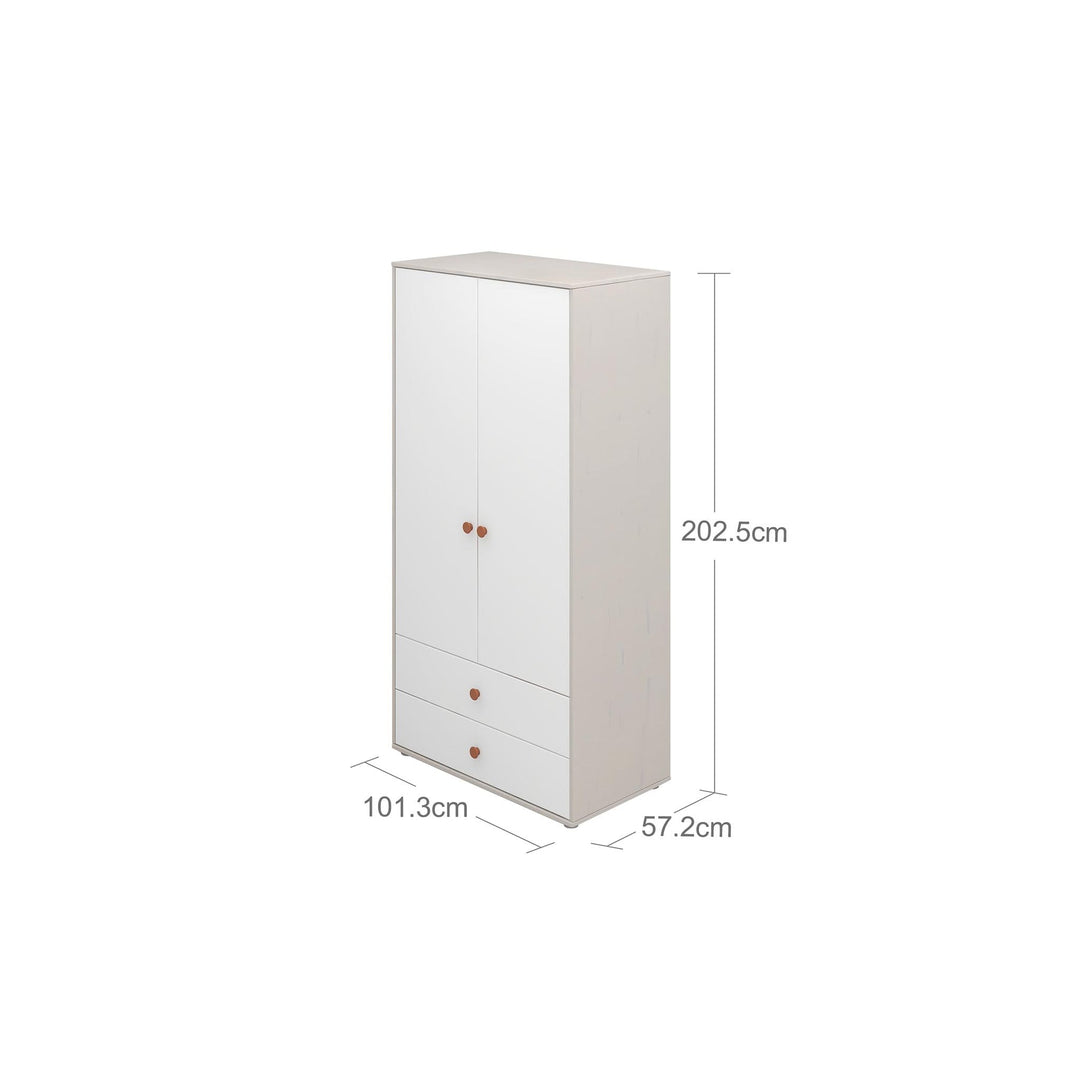 The Decorators: Dulap cu 2 usi si 2 sertare Flexa Classic