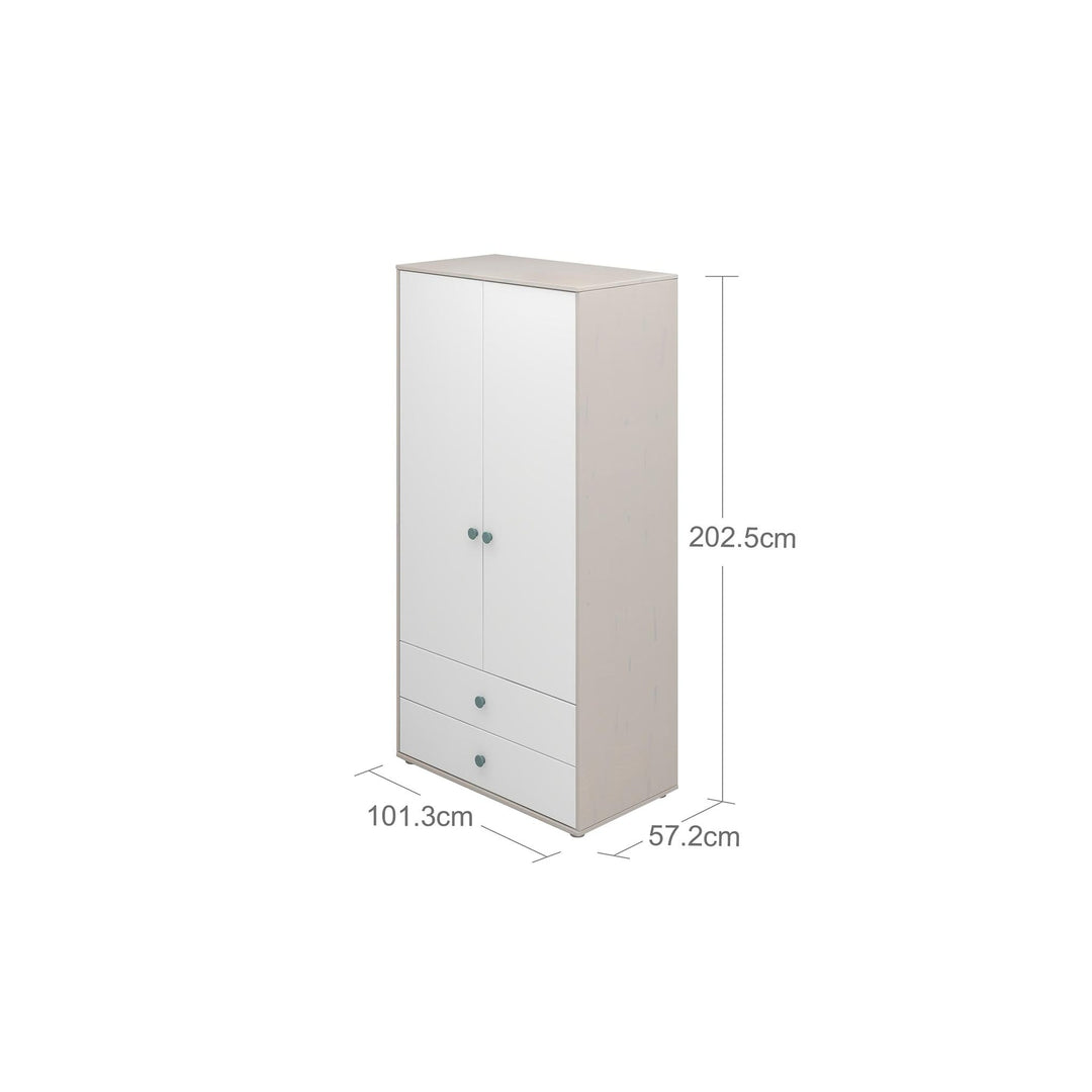 The Decorators: Dulap cu 2 usi si 2 sertare Flexa Classic