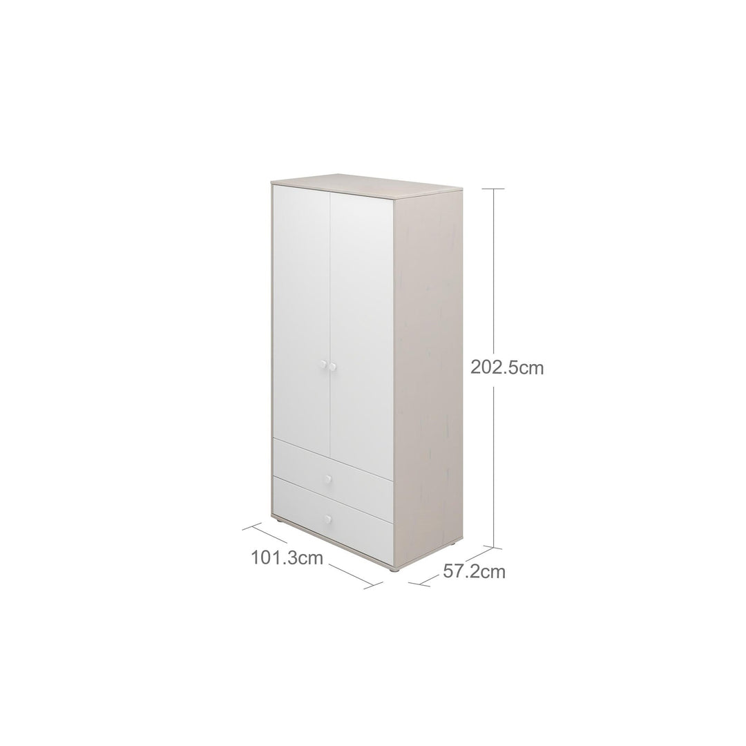 The Decorators: Dulap cu 2 usi si 2 sertare Flexa Classic