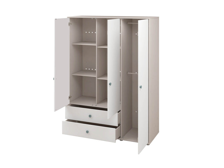 The Decorators: Dulap cu 3 usi si 2 sertare Flexa Classic
