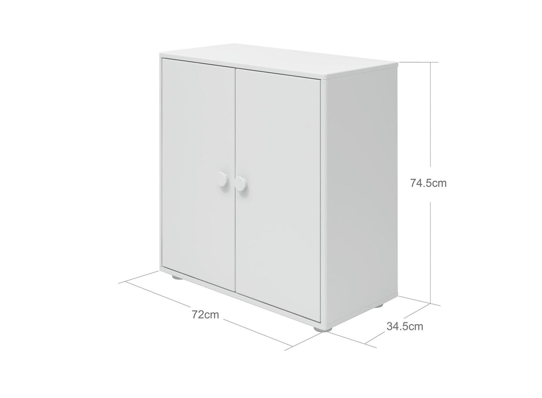 The Decorators: Comoda mini cu 2 usi Flexa Roomie