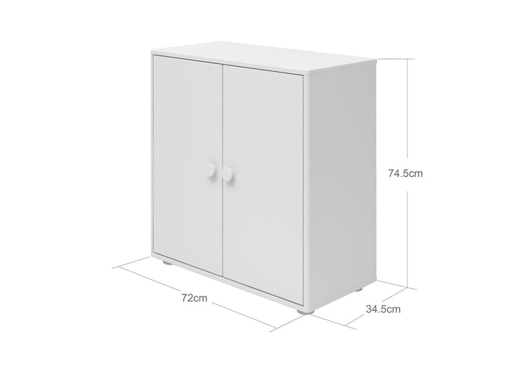 The Decorators: Comoda mini cu 2 usi Flexa Roomie