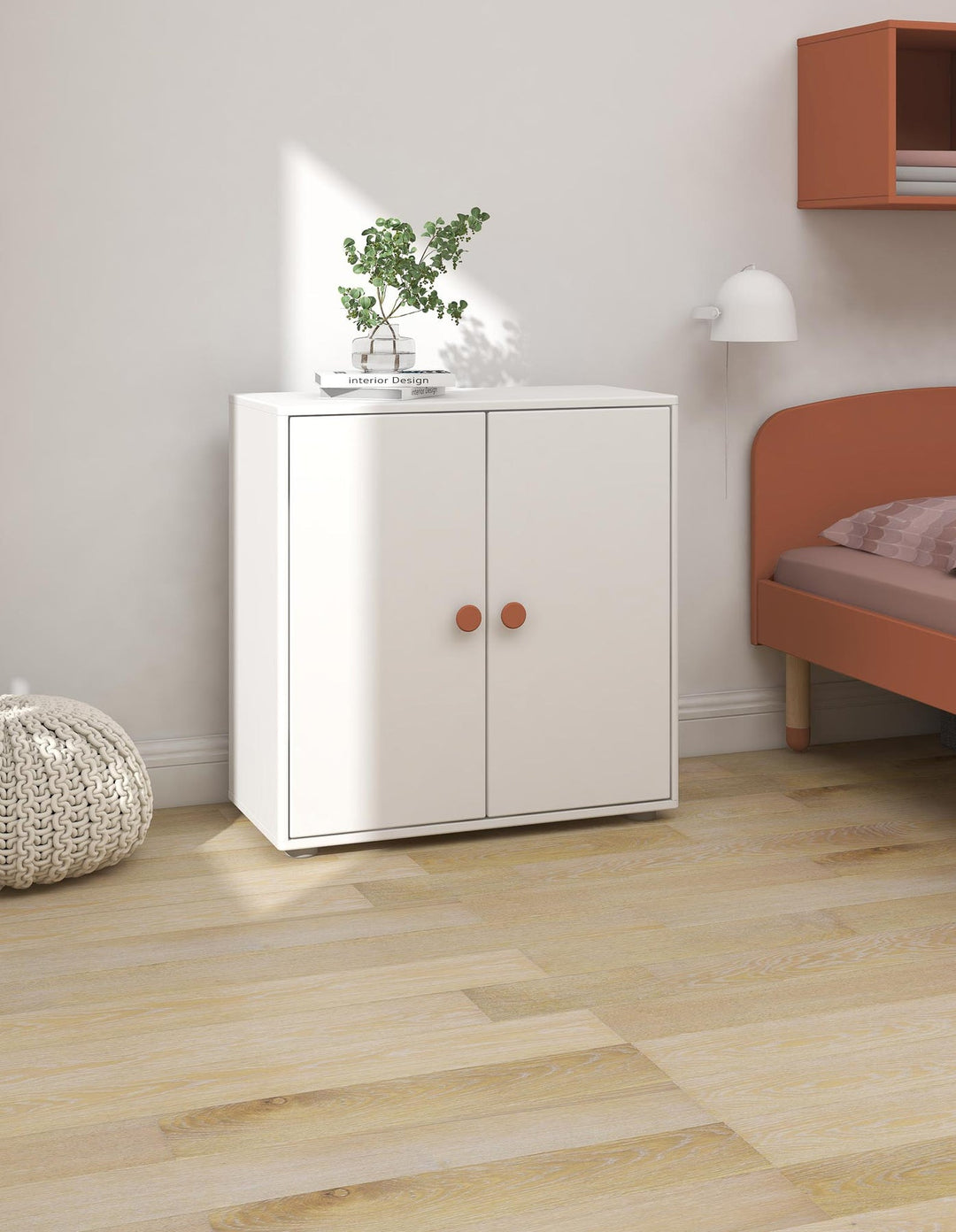 The Decorators: Comoda mini cu 2 usi Flexa Roomie