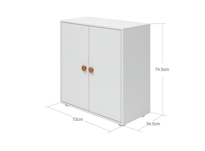 The Decorators: Comoda mini cu 2 usi Flexa Roomie