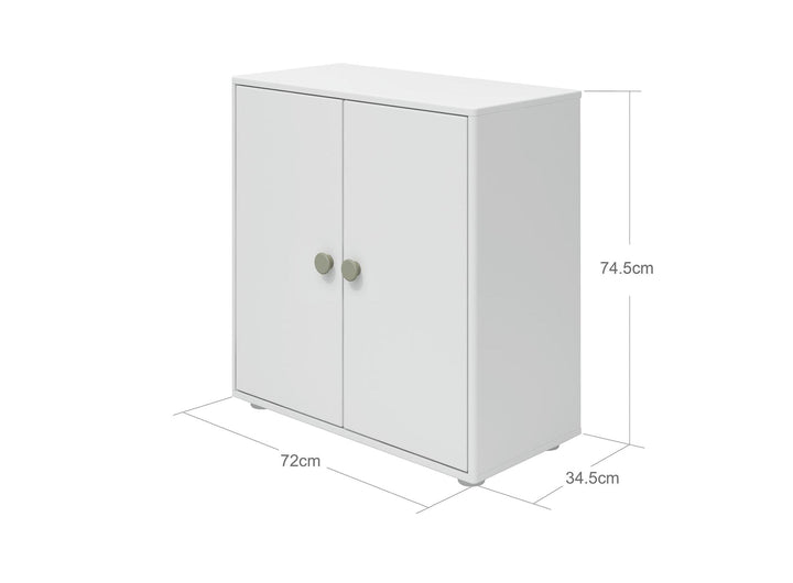 The Decorators: Comoda mini cu 2 usi Flexa Roomie