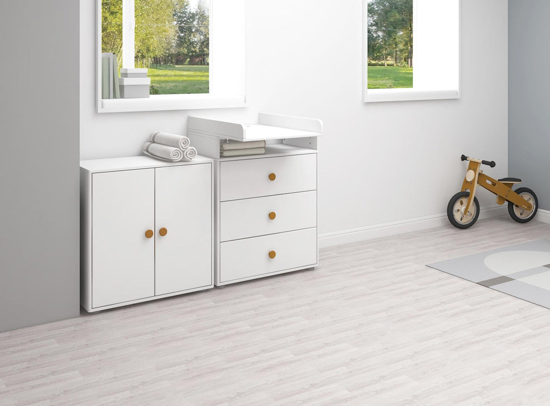 The Decorators: Comoda mini cu 2 usi Flexa Roomie