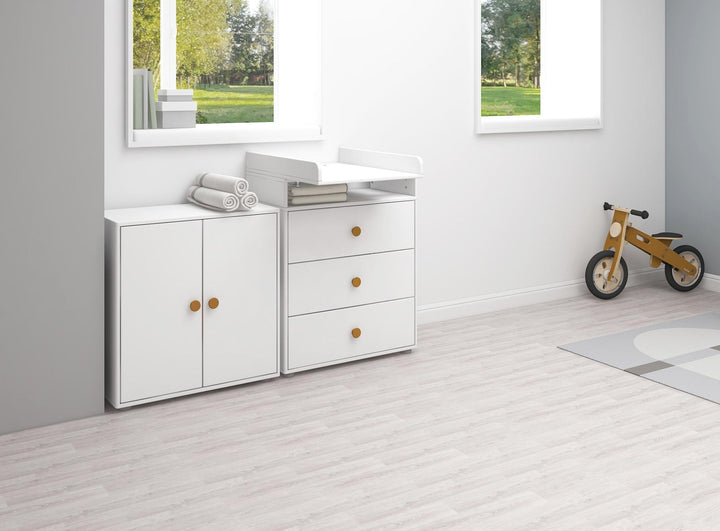 The Decorators: Comoda mini cu 2 usi Flexa Roomie