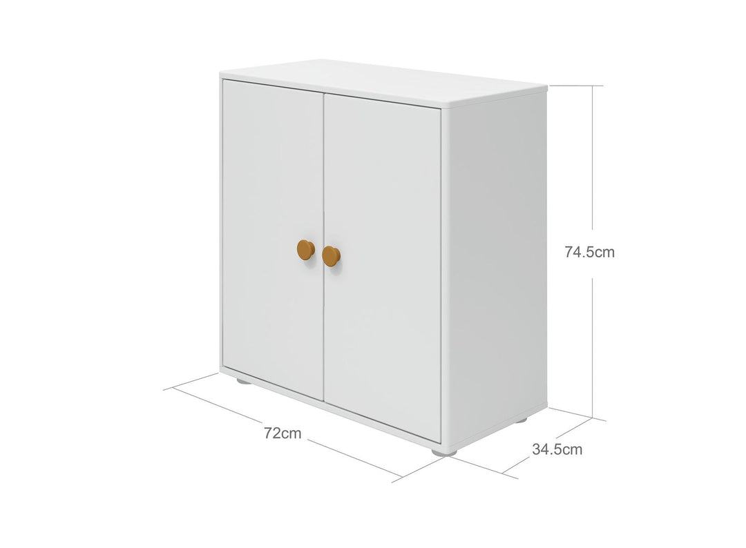 The Decorators: Comoda mini cu 2 usi Flexa Roomie