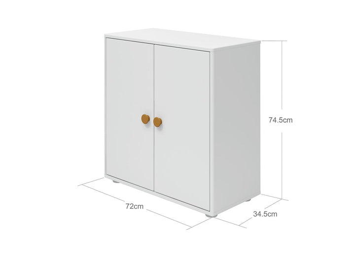 The Decorators: Comoda mini cu 2 usi Flexa Roomie