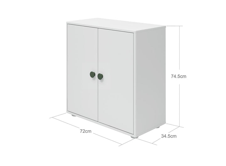The Decorators: Comoda mini cu 2 usi Flexa Roomie