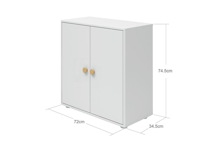 The Decorators: Comoda mini cu 2 usi Flexa Roomie