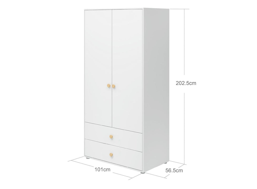The Decorators: Dulap cu 2 usi si 2 sertare Flexa Roomie