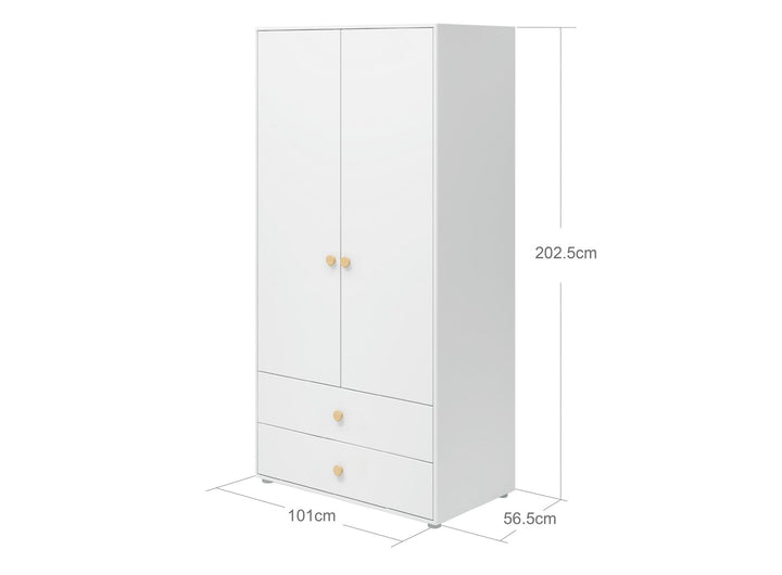 The Decorators: Dulap cu 2 usi si 2 sertare Flexa Roomie