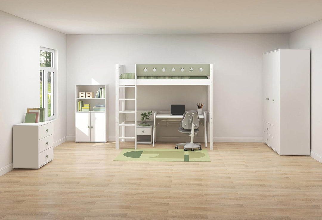 The Decorators: Etajera midi cu 3 polite si 2 usi Flexa Roomie