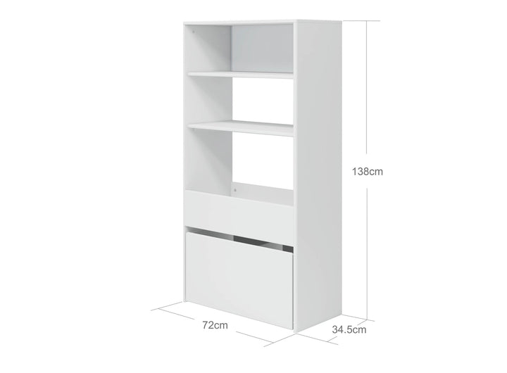 The Decorators: Organizator cu 2 polite si lada Flexa Roomie