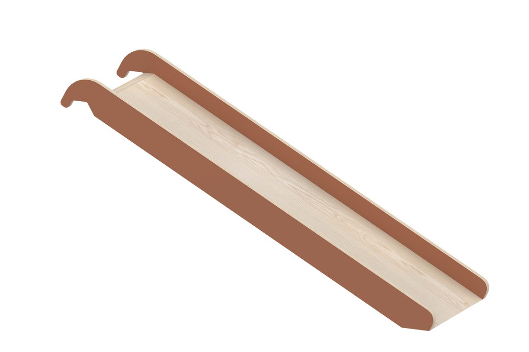 The Decorators: Tobogan pentru turn de joaca, Play, mesteacan, maro, 138x42x10 cm
