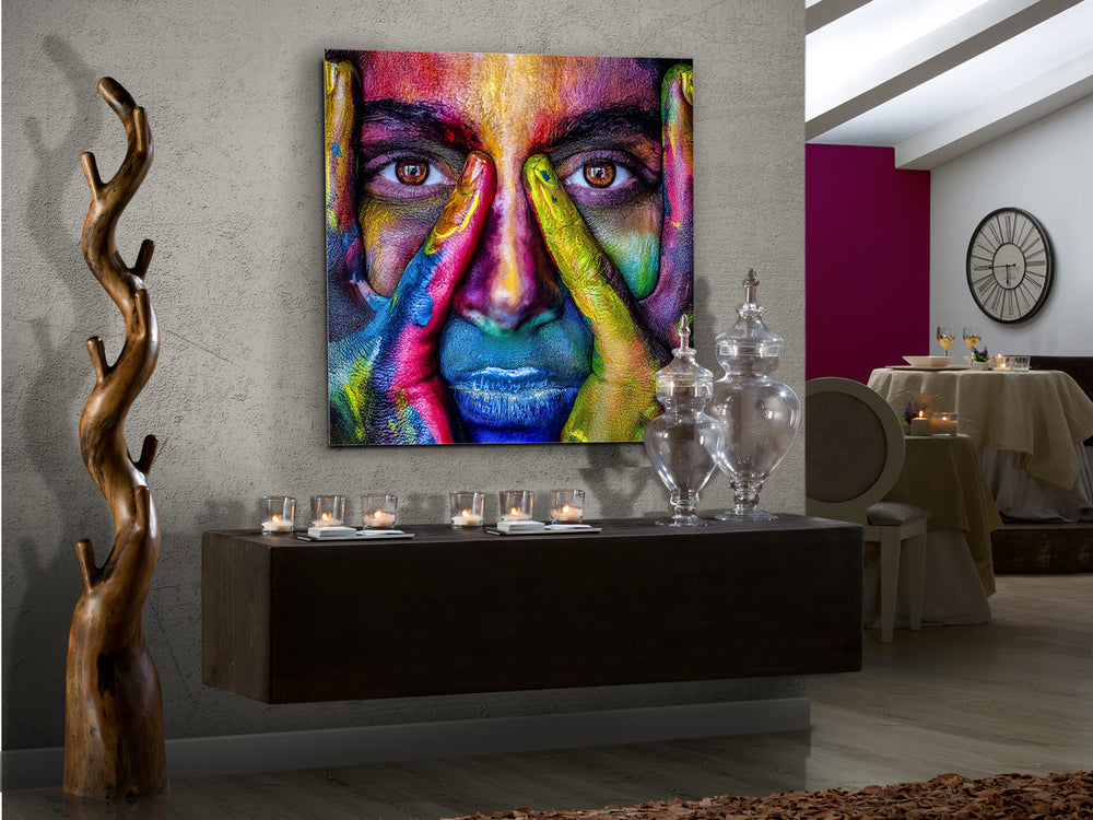 Tablou foto Schuller Colores imprimat pe sticlă temperată — 100x100 cm