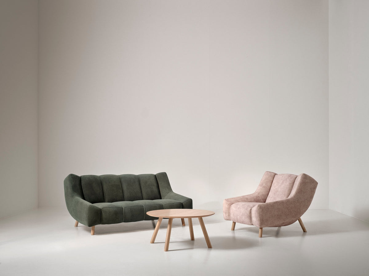 Măsuța de cafea BoConcept Nawabari Ø80 cm stejar natural — detaliu