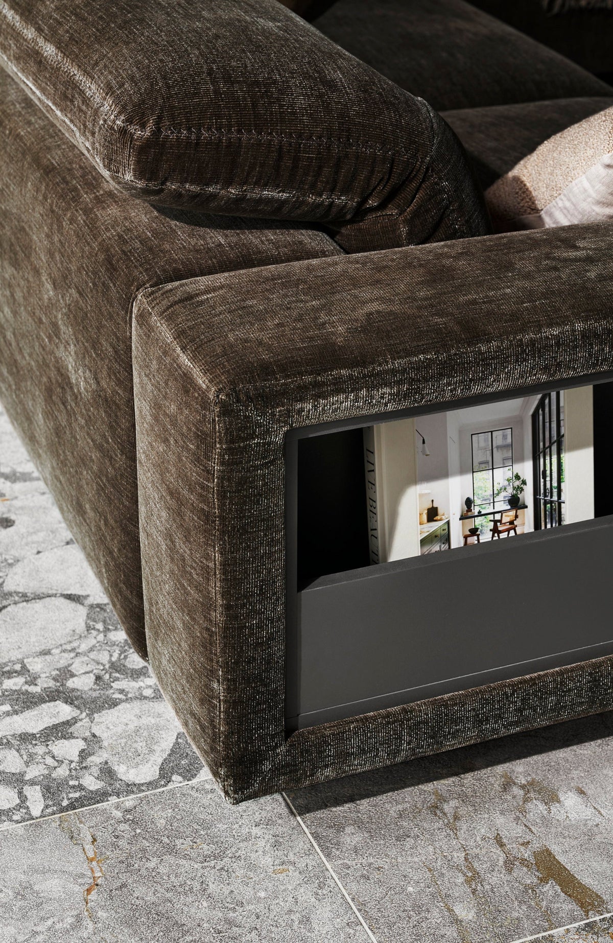 Canapea BoConcept Hampton cu spatar reglabil — detaliu