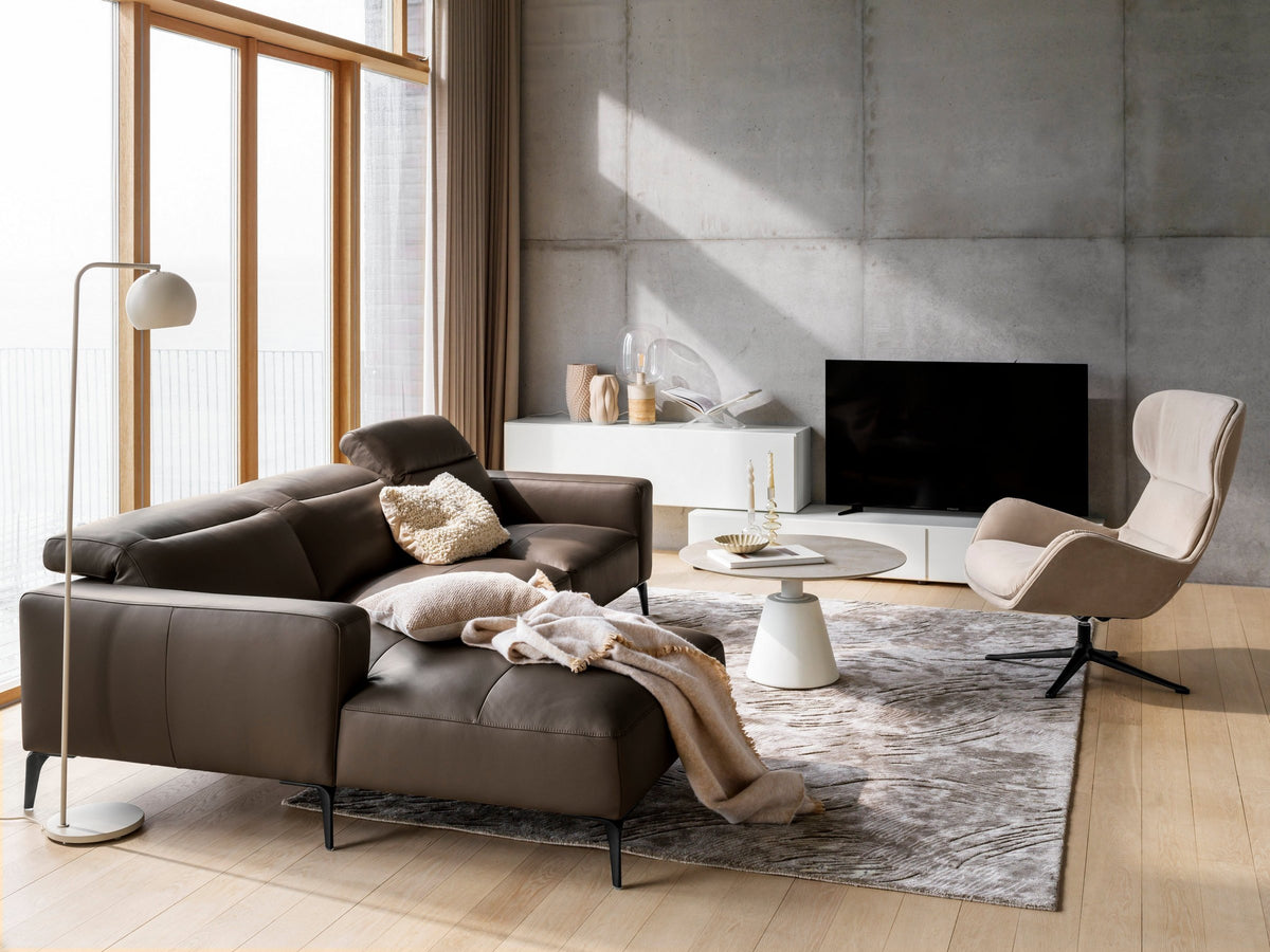 Taburet BoConcept Reno, nisip Ravello — detaliu