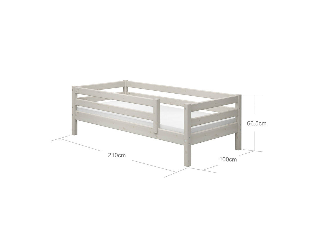 The Decorators: Pat cu bara de protectie cu o intrare Flexa Classic 90x200 cm