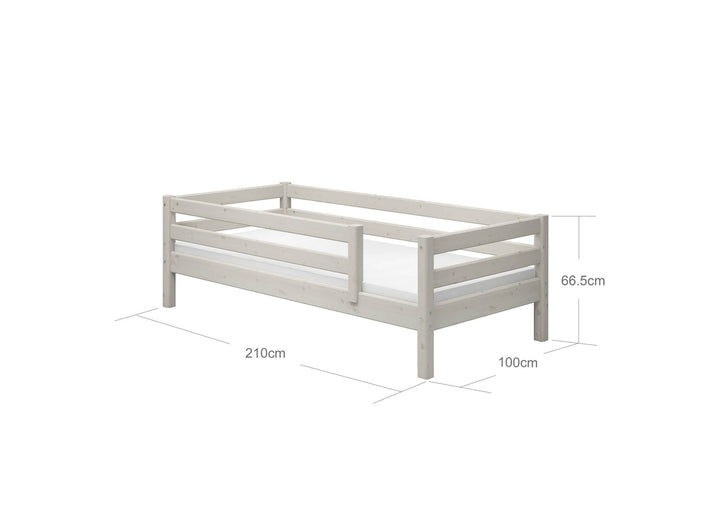 The Decorators: Pat cu bara de protectie cu o intrare Flexa Classic 90x200 cm